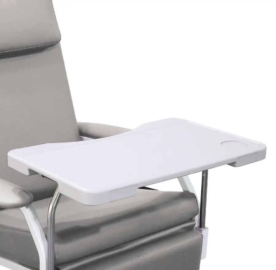 STOLEK VITAL, odkládací a servírovací stolek, světle šedý